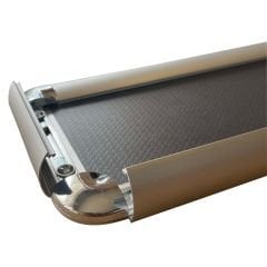 25mm Eloksal Gri Rondo Alüminyum Kapı İsimliği