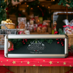 25mm Eloksal Gri Rondo Alüminyum Kapı İsimliği