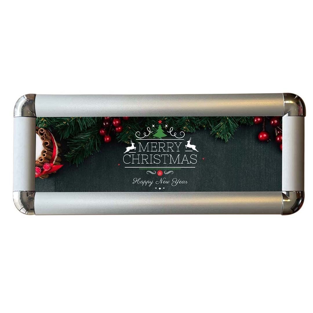 25mm Eloksal Gri Rondo Alüminyum Kapı İsimliği