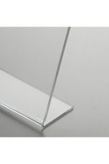 L Tipi Tek Taraflı Yatay Föylük - Masaüstü Pleksi Menü ve Fiyatlık