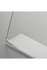 L Tipi Tek Taraflı Yatay Föylük - Masaüstü Pleksi Menü ve Fiyatlık