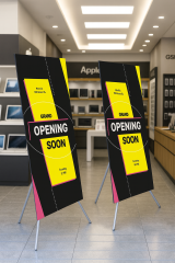 X Banner Reklam Standı Boyutu Ayarlanabilir Alüminyum Fuar Standı