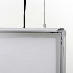 25 mm Askılı Çift Taraflı  Ledbox Gönye Alüminyum Çerçeve Led Işıklı