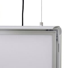 25 mm Ledbox Gönye Alüminyum Çerçeve Led Işıklı Çift Taraflı