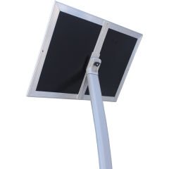 Ojigi (Eğimli) Tek Ayaklı Reklam ve Menü Panosu Eloksal Gri