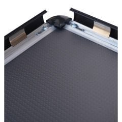 25 mm Rondo Köşe Siyah Renk Alüminyum Poster Çerçeve Aç-Kapa Çerçeve