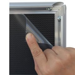 Gönye Köşe Dekoratif Menü Bigilendirme ve Yönlendirme Panosu Eloksal(Gri) Renk