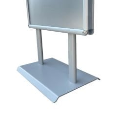 Sac MAKİ Eloksal Gri Çift Taraflı Reklam&Poster Panosu