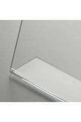 L Tipi Tek Taraflı Dikey Föylük - Masaüstü Pleksi Menü ve Fiyatlık