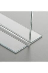 T Tipi Çift Taraflı Dikey Föylük - Masaüstü Pleksi Menü ve Fiyatlık