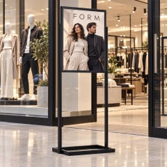 Eko info Sürgülü Poster ve Afiş Panosu - Sürgülü Reklam Panosu