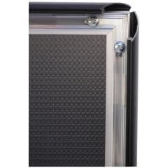 TwinBoard Siyah 50x70 Çift Taraflı Reklam & Poster Panosu - Ayaklı Afiş Panosu