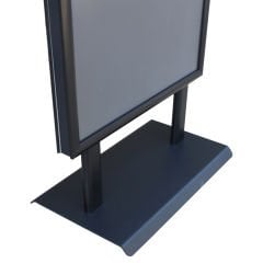 TwinBoard Siyah 50x70 Çift Taraflı Reklam & Poster Panosu - Ayaklı Afiş Panosu