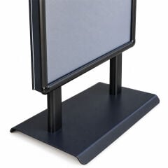 TwinBoard Siyah 50x70 Çift Taraflı Reklam & Poster Panosu - Ayaklı Afiş Panosu