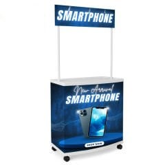 Taşınabilir Plastik Kare Tanıtım Standı – Fuarlık Promosyon Stand