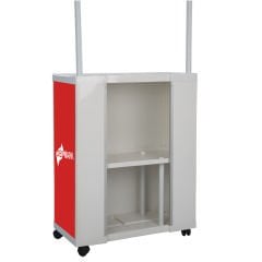 Taşınabilir Plastik Kare Tanıtım Standı – Fuarlık Promosyon Stand