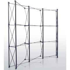 Pop-Up Örümcek Stand 3x2 Panel Oval – Taşınabilir Fuar ve Tanıtım Standı