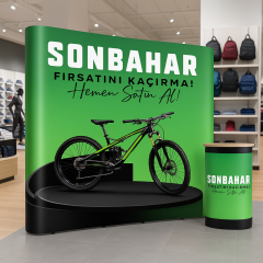 Pop-Up Örümcek Stand 3x4 Panel Düz – Taşınabilir Fuar ve Tanıtım Standı